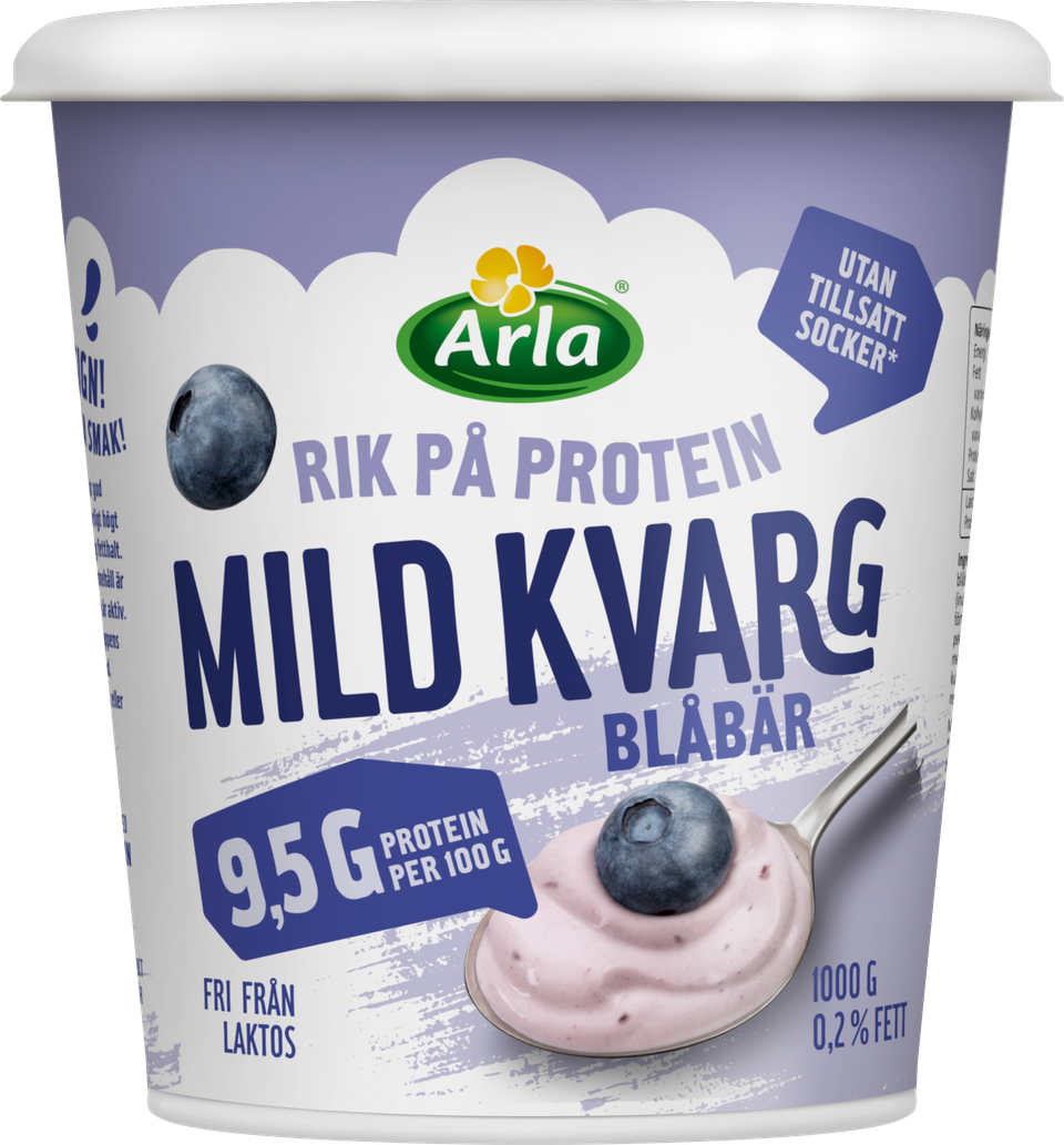 Arla Mild Kvarg F R Uppdaterad Design Och En Ny Somrig Smak I