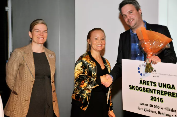 Lars Björkman är Årets Unga Skogsentreprenör