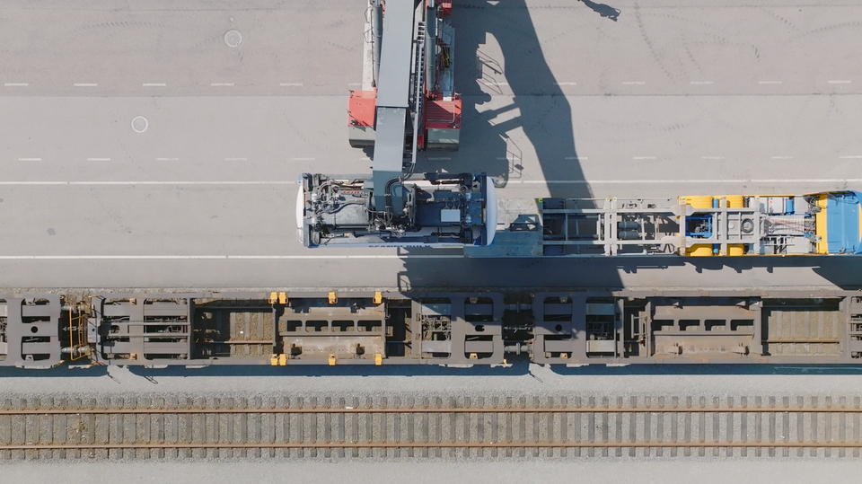 Lastning på terminal i Göteborg