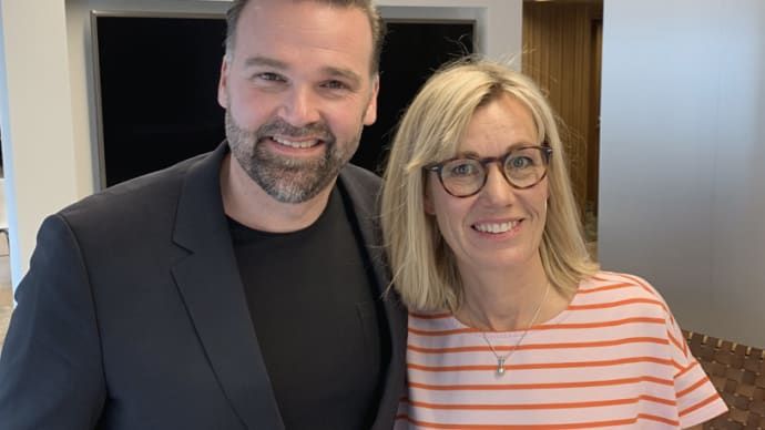 Christopher Engman och Karin Bodén pratar om gröna investeringar i det senaste avsnittet av podcasten Framtidskraft.
