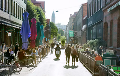 Långgatorna är populära stråk i Göteborg. Foto: Marie Ullnert/Göteborg & Co