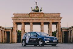 Med 1 500 e-Golf erbjuder Volkswagen Berlinborna en helt eldriven bilpoolslösning.
