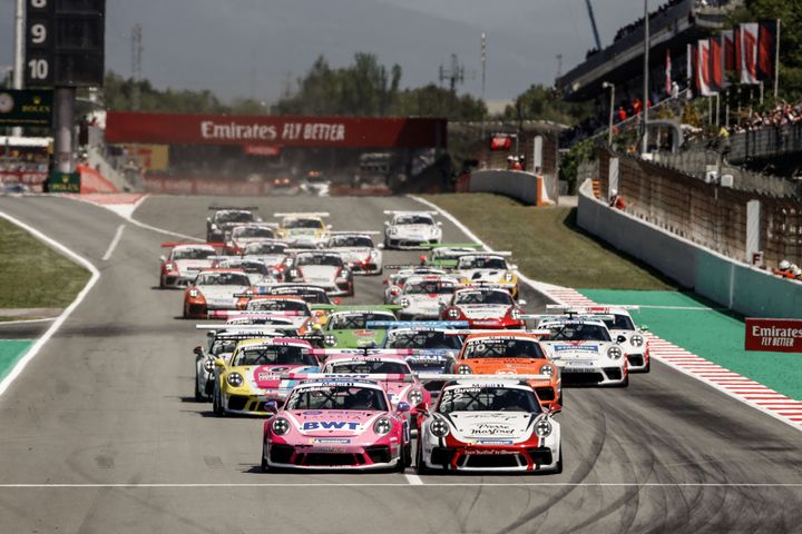 Porsche Mobil 1 Supercup på Circuit de Barcelona-Catalunya 2019.