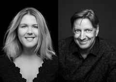 Christina Nilsson och Per Svensson, Gunn Wållgren-stipendiater 2022. Foto Peter Knutson och Sören Vilks.