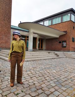 Ester Blenda löser mysterier kring Konstmuseet i sommarens Krumeluren Pop-Up. Foto: Norrköpings Konstmuseum