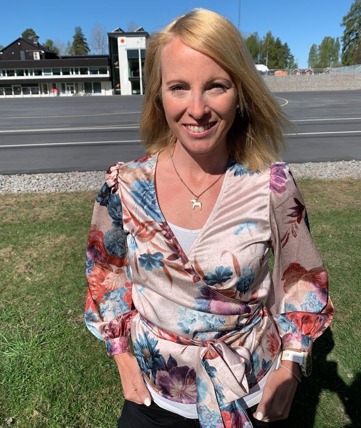 Linda Tufvesson,  projektledare för Svenska Cykelspelen.