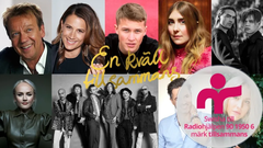 Några av de artister som uppträder under En kväll tillsammans på lördag kl 20 i SVT1. Fotocred: Andreas Söderberg/SVT, Olof Händén, Olle Knutson, Sonny Gustafsson, EA Czyz, Magnus Ragnvid, Johan Tholson, Anna-Lena Ahlström och Emma Svensson