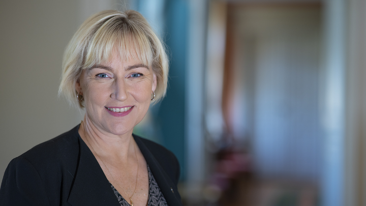 Helene Hellmark Knutsson – ny styrelseordförande för Fossil Free Freight – Triple F. Fotograf: Patrick Trägårdh