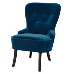 REMSTA fåtölj 1495:- DJUPARP mörk grönblå.