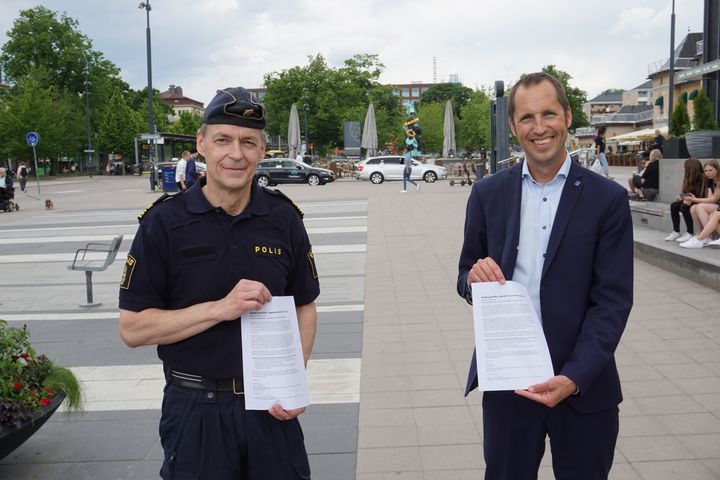 Målsättningen med det förnyade medborgarlöftet är att Uppsala kommun och polisens gemensamma arbete ska öka tryggheten i området kring resecentrum.