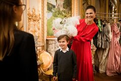 The Crown Princess family visit the Royal Swedish Opera before Christmas 2022. Photo: Royal Swedish Opera /Sören Vilks
