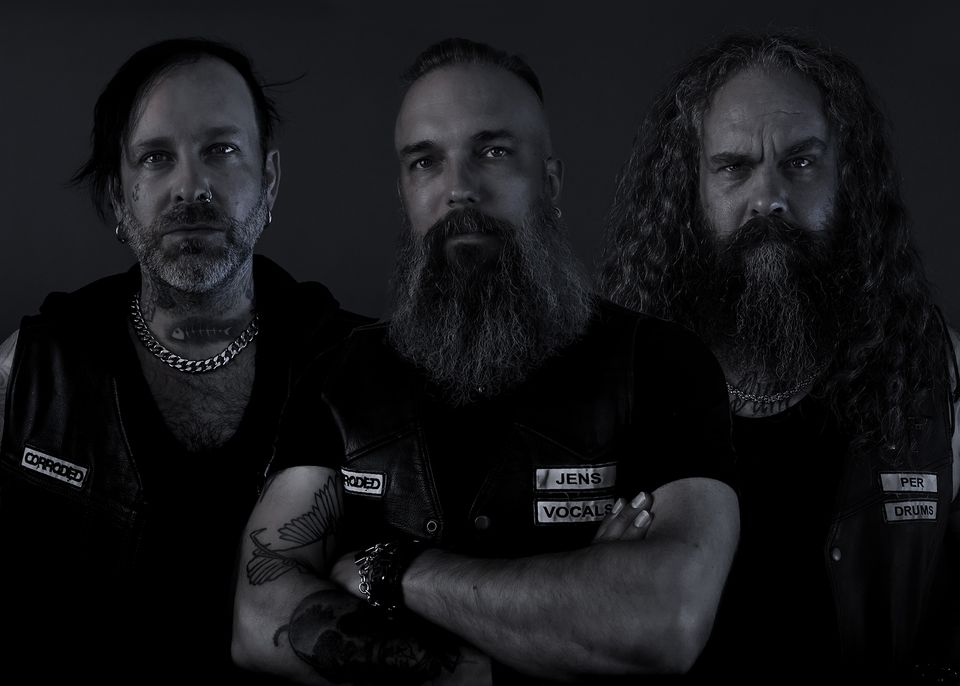 Det internationellt uppmärksammade hårdrocksbandet Corroded spelar på Eden Rock Winter Edition på UKK 24 januari. Foto: Pressbild