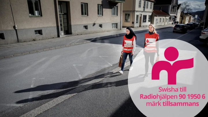 Sammanlagt har Radiohjälpen stöttat olika corona-insatser med 6,7 mkr varav nya beslut om 4,5 mkr. Svenska Röda Korsets volontärer under coronapandemin. Foto: Röda Korset