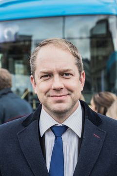 Peter Hermansson (M), Västtrafiks styrelseordförande. Foto: Eddie Löthman