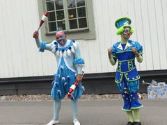Gycklare och jonglör från Gröna Lund.