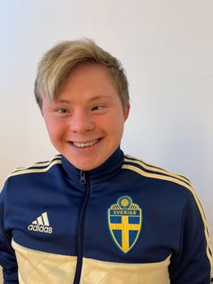 Filip Pettersson, 20 år, från Märsta representerar Sigtuna kommun i Funkisfestivalen. Foto: Sigtuna kommun