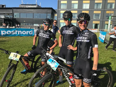 Serneke Allebike CK tog guldet på stafetten första dagen på MTB-SM 2019