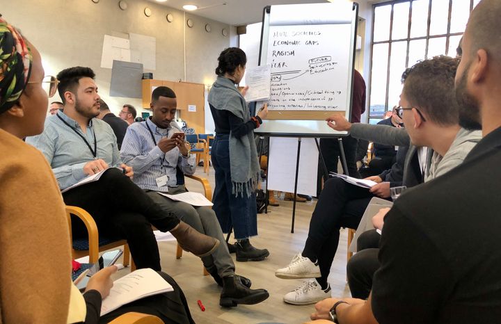Deltagarna på mötet i Malmö enades om ett antal punkter som ska ligga till grund för det fortsatta arbetet med att skapa ett interreligiöst nätverk för ett socialt hållbart Europa. Foto: Daniel Bramsell.