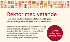 Rektor med vetande går av stapeln den 14 mars vid Malmö universitet