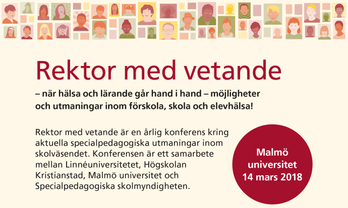 Rektor med vetande går av stapeln den 14 mars vid Malmö universitet
