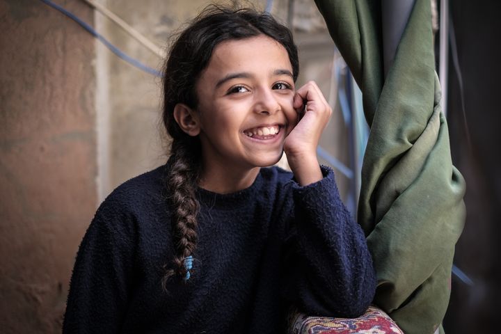 22 projekt för barns rättigheter får stöd tack vare allmänhetens gåvor till Världens Barn. På bilden Asma, en flicka i ett flyktingläger i Libanon.
Foto: João Sousa/Diakonia