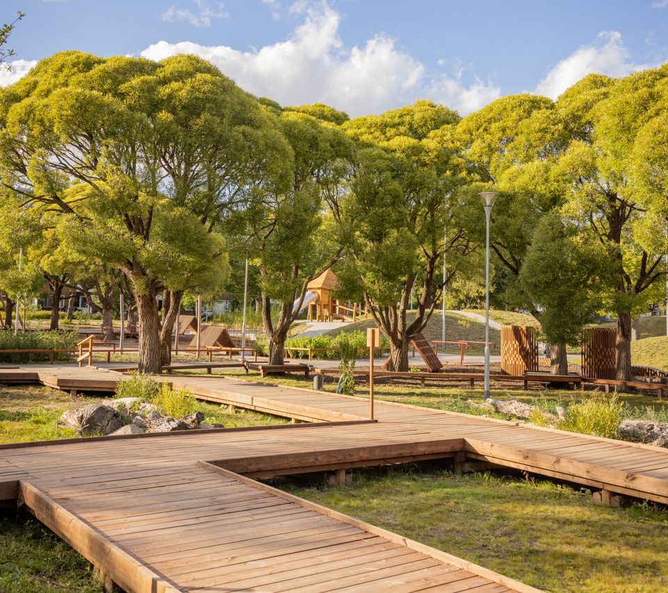 Kvarngärdesskolans skolgård