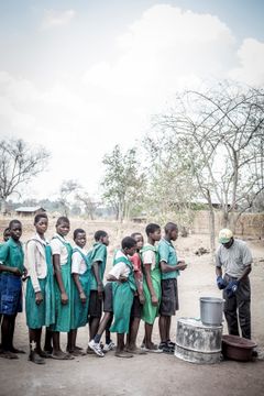 Utdelning av matpaket