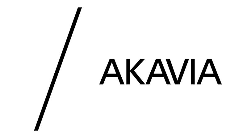 4. Akavia centrerad, svart logotyp, vit bakgrund, 800x450