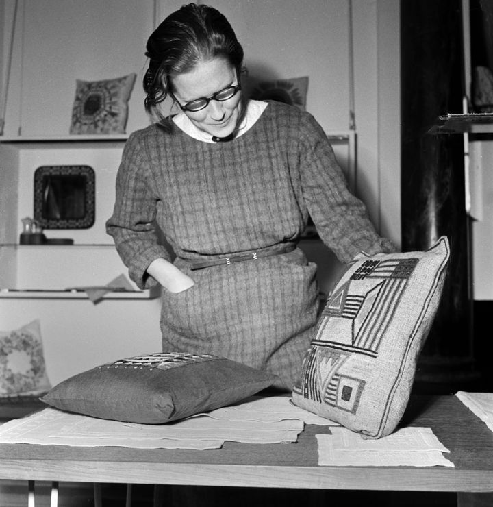 Ingrid Skerfe-Nilsson  i affären 1954.