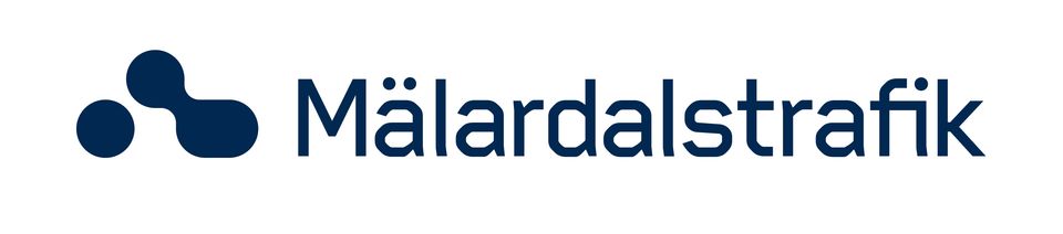 Mälardalstrafk logotyp mot vit bakgrund