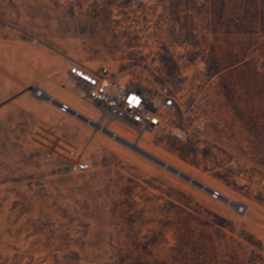 Alice Springs, maj 2019. Foto: Rymdstyrelsen, Copernicus Sentinel 2 och Google