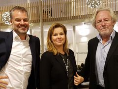 Jonas Michanek, operating incubator manager at UNN, Mia Rolf, CEO Ideon Science Park and Sven-Thore Holm, CEO Lundavision