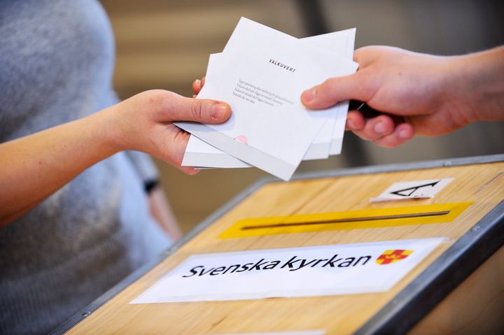 Kyrkovalet pågår mellan 6-19 september. Alla medlemmar över 16 år har rösträtt. Foto: Magnus Aronson/Ikon.