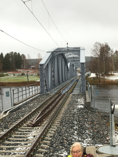 Järnvägsbro i Segersta Foto Trafikverket