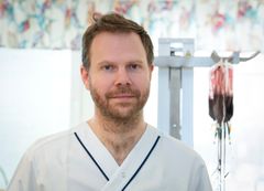 Johannes Karlsson, specialistläkare Klinisk immunologi och transfusionsmedicin. Foto: Maria Bergman / Region Örebro län