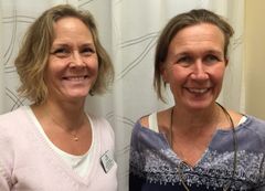 Hanna Waernér (vänster) och Eva-Lotta Funkquist