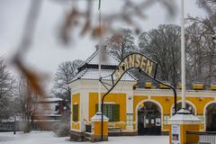 Hazeliusporten, en av Skansens entréer. Foto: Jonathan Lundqvist
