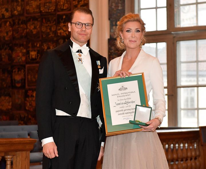 Prins Daniel och Jessica Löfström.