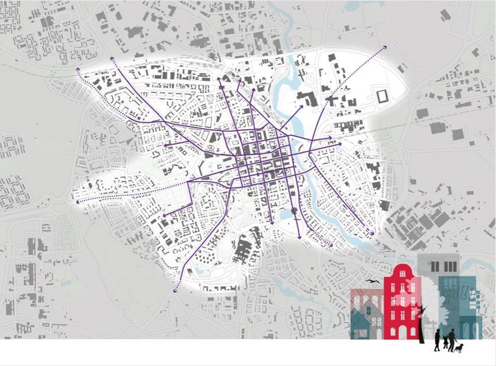 Arkitekturprogrammet ska vara ett stöd till planerna på en utvidgad innerstad.