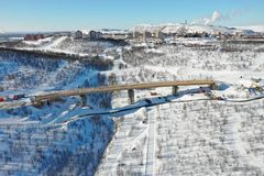 Ravinbro nya E10. Foto: Stefan Pounu, Trafikverket