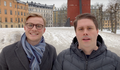 Programledare för #Uppesittarkväll är Albin Kjellberg och Nicklas Andersson.