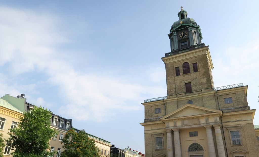 På Nyårsafton kl 18.00 ringer Göteborgs domkyrkas klockor för de som dött av coronaviruset. foto Torgny Lindén