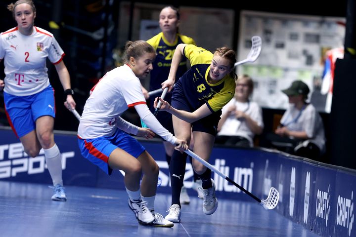 Matchens lirare Ellen Rasmussen gjorde fyra assist i segern mot Tjeckien.