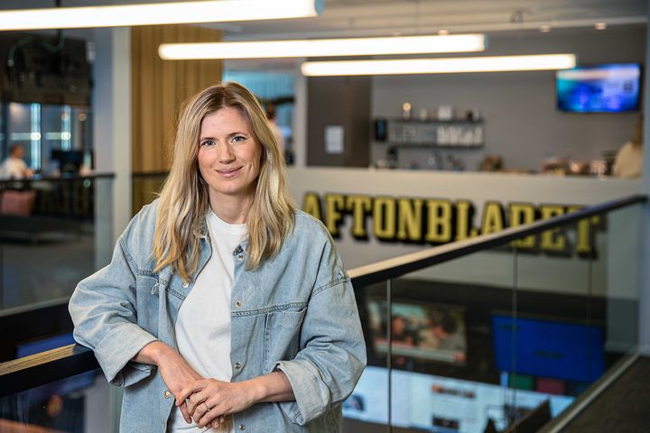 Användarupplevelsen är central i allt på Aftonbladet. Nu tar Moa Gårdh över som produktchef för Sveriges största nyhetssajt. Foto: Malin Lövkvist / Aftonbladet.