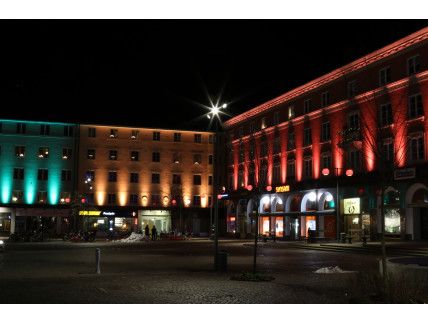 Trädgårdstorget ljusdesign