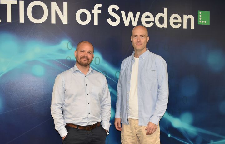 Petter Ahlén, CGit, och Carl Lindberg, AI Innovation of Sweden. Bild: Lindholmen Science Park