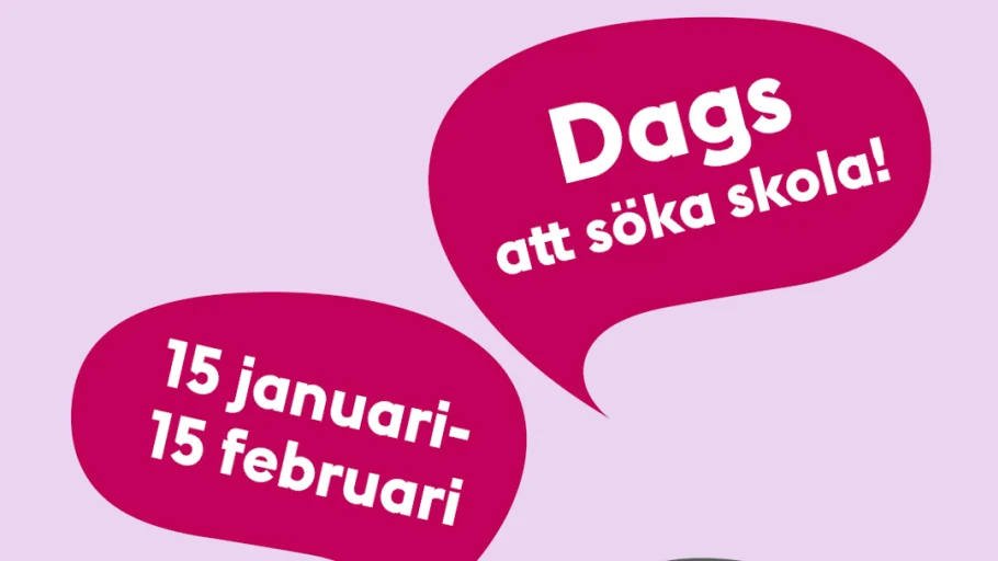 Nu är Det Dags Att Söka Skola | Stockholms Stad