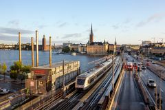 Getingmidjan med tåg och bil. Foto: Mikael Ullén/Trafikverket