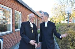 2018 var biskop Martin Modéus i Motala för att välkomna Lars-Eric Norrsäter som ny kyrkoherde i församlingen. Nu är han tillbaka för visitation.
