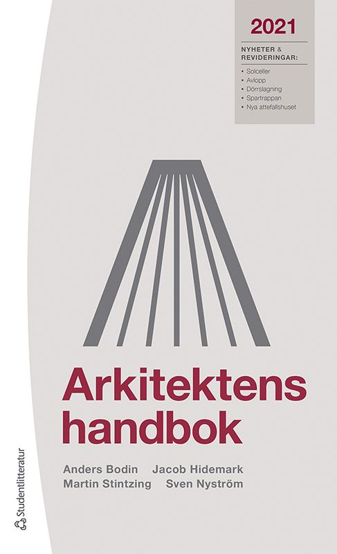 Omslaget till Arkitektens handbok 2021.